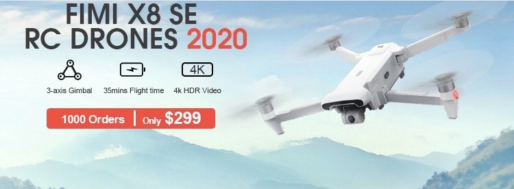 Fashion Only €299 for FIMI X8 SE RC Drones 2020 