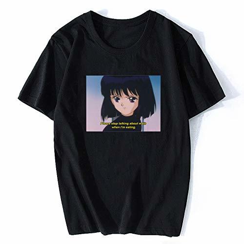 Product Vaporwave Sailor Moon Funny Quote Japan T-Shirts Streetwear Aesthetic O-Neck Tees Tops