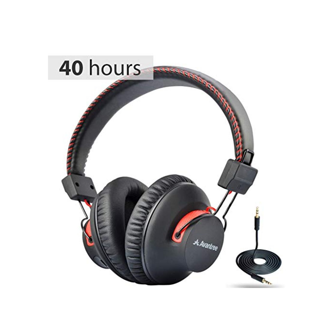 Social Avantree 40 Horas aptX Hi-Fi Auriculares Diadema Bluetooth Inalambricos para TV con