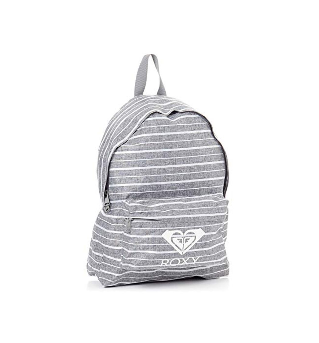 Social Roxy Sugar Baby Mochila Pequeña, Mujer, Rosa/Blanco/Gris