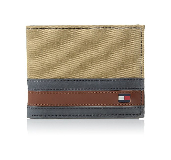 Product Tommy Hilfiger Leather Canvas Wallet Khaki