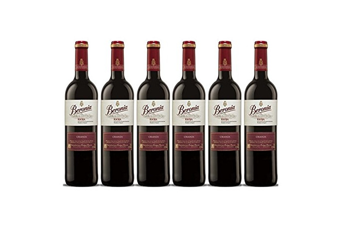 Social Beronia Crianza Vino D.O.Ca. Rioja - 6 Botellas de 750 ml -