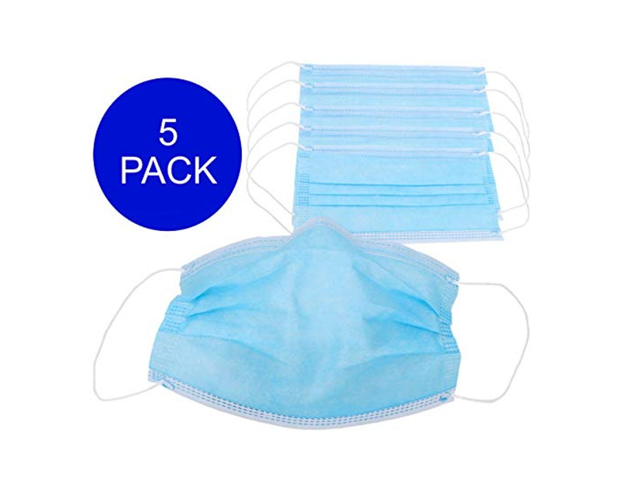 Producto Pack de 5 Máscaras Faciales Protectoras con Anillas