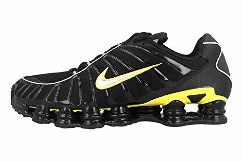 Moda Nike Schuhe Shox TL Black-Metallic Silver-Dynamic Yellow