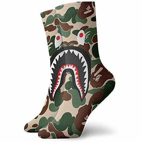 chongha Sup-reme Monster Art Calcetines diarios estampados suaves para hombres Mujeres