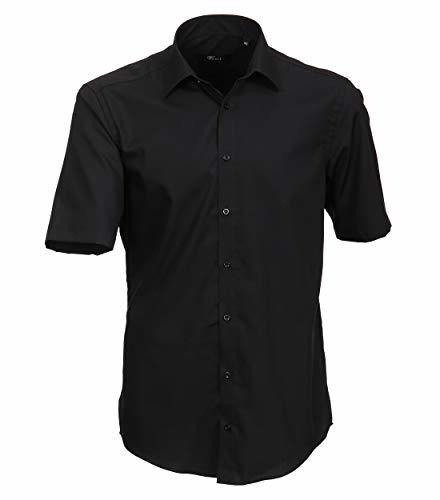 Social Venti 1620, Camisa para Hombre, Negro