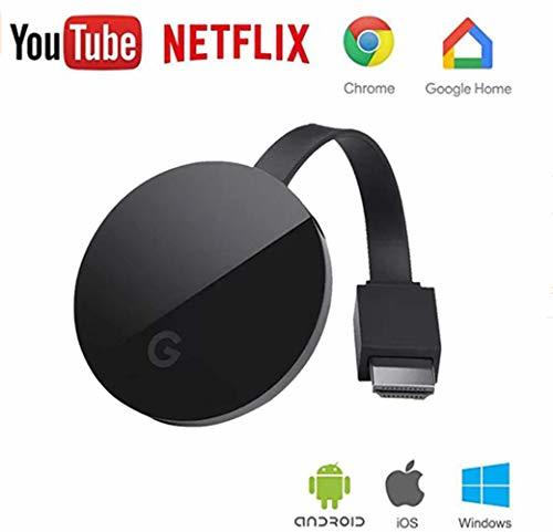 Social MLZYKYJZ Dongle de Pantalla inalámbrica, Adaptador de Pantalla WiFi, proyector de TV,
