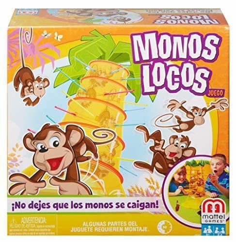 Mattel Games Monos locos, juego de mesa infantil