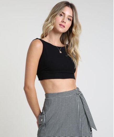 cropped preto