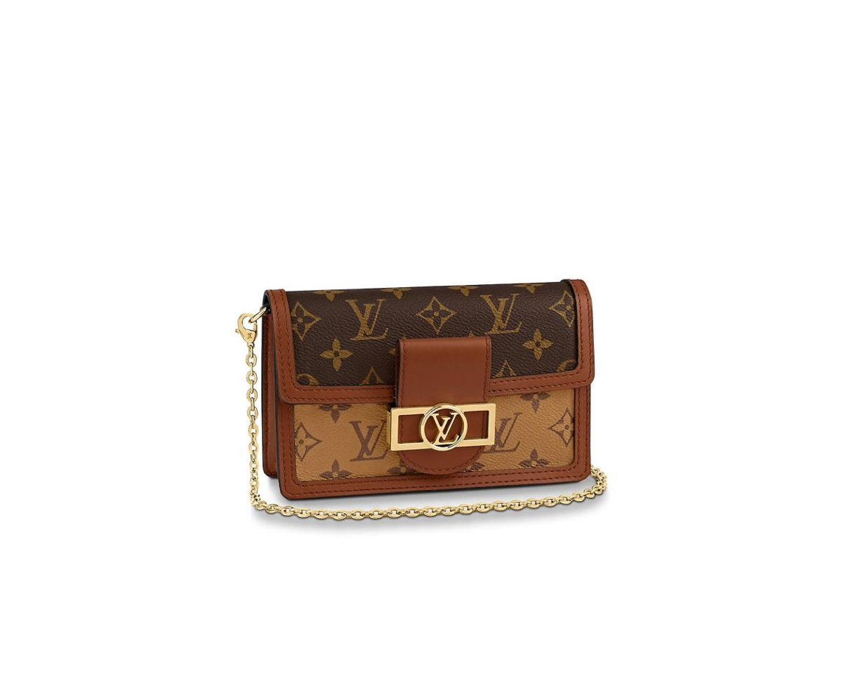 Producto Cartera Dauphine con cadena Lona Monogram