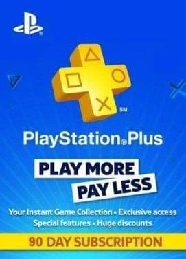 Videojuegos PlayStation Plus - 90 dias (Portugal)