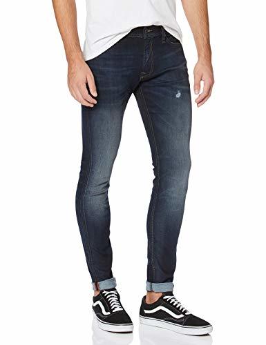 Social JACK & JONES Liam Original Jos 650 50sps Vaqueros, Blue Denim, 28W