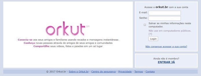 Moda Orkut voltou! 