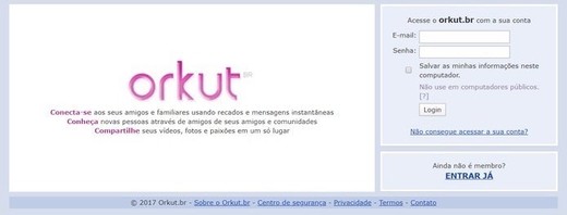 Orkut voltou! 