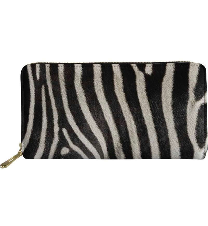 Moda Monedero zebra