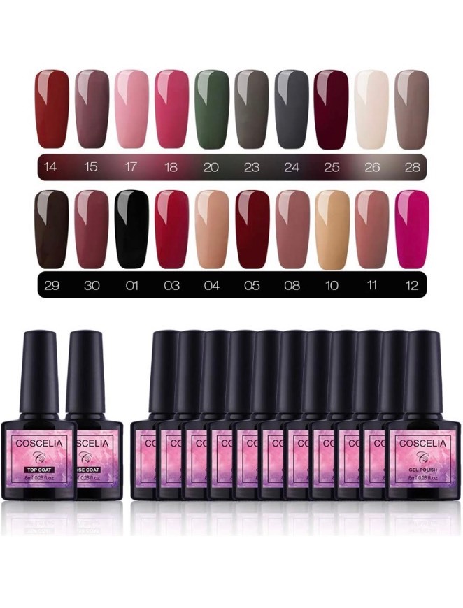 Fashion Set de 20 esmaltes de gel