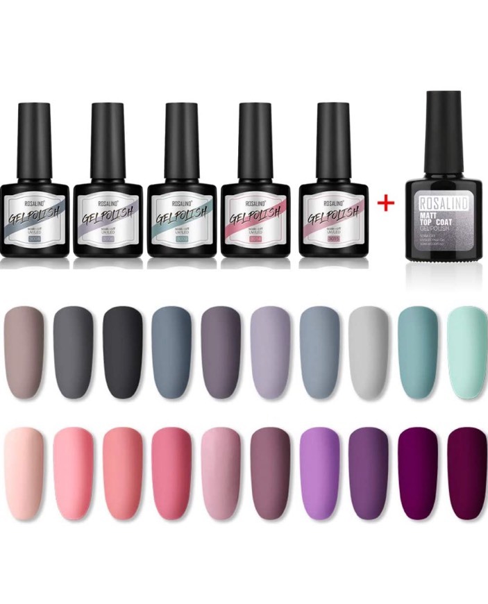 Fashion Set de 20 esmaltes colores mate