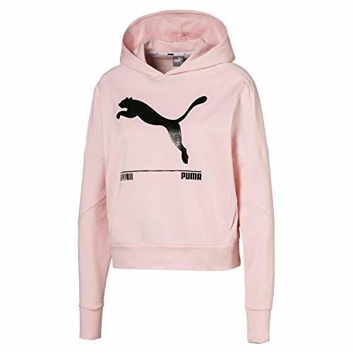 PUMA Nu-tility HDY W Sudadera con Capucha, Mujer, Rosa