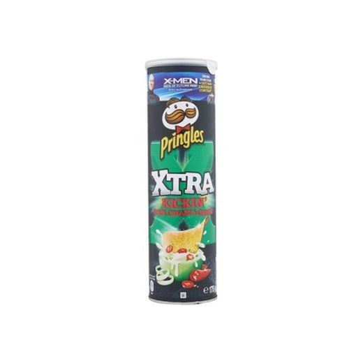 Pringles Xtra Kickin crema agria y cebolla 175g