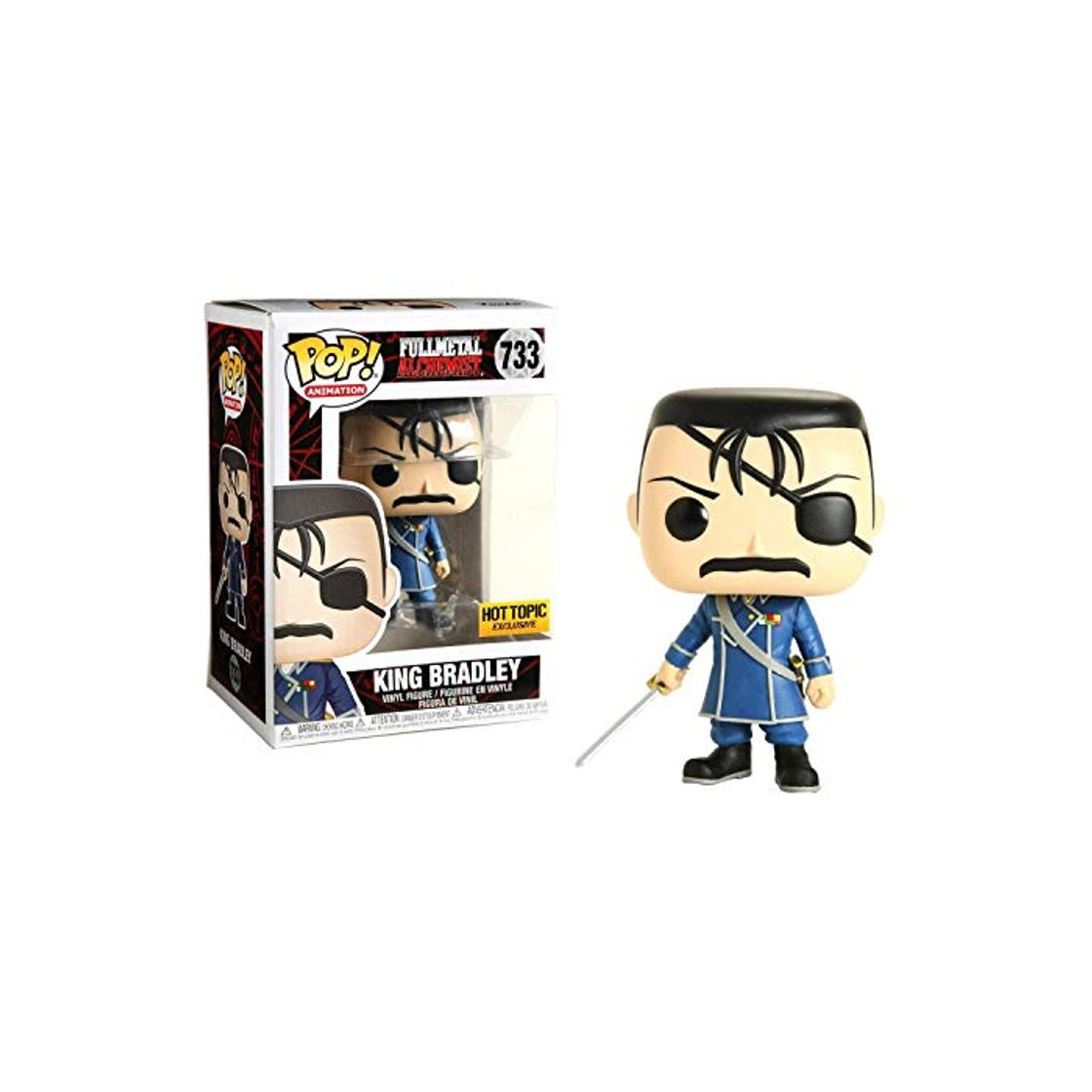 Games Funko Pop Full Metal Alchemist King Bradley Exclusive