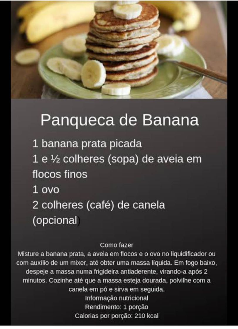 Fashion Panquequinha saudável 🥞 Banana, ovo e aveia!!! 🙃 