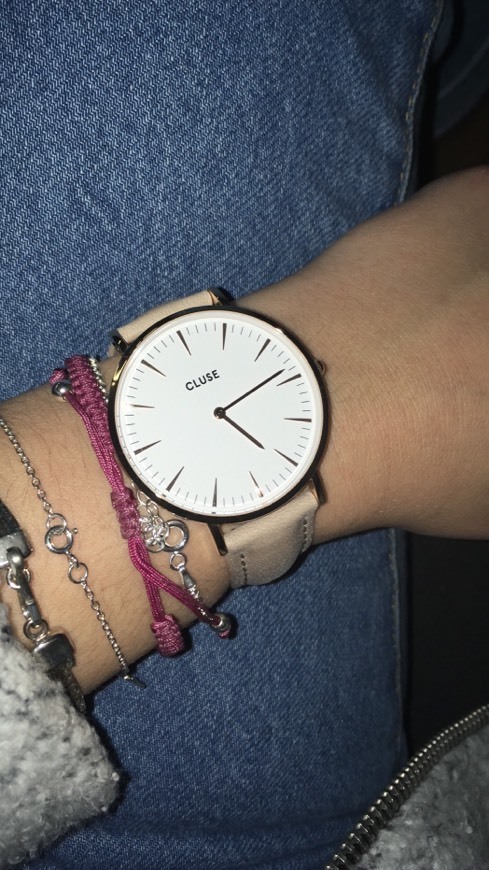 Social Cluse Reloj Analógico Automático para Mujer con Correa de Cuero – CL18015