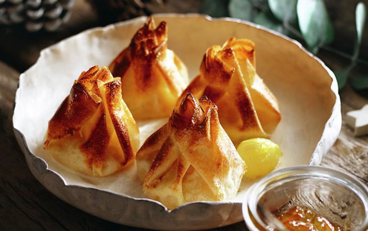 Social Saquitos de uvas con mermelada de naranja 