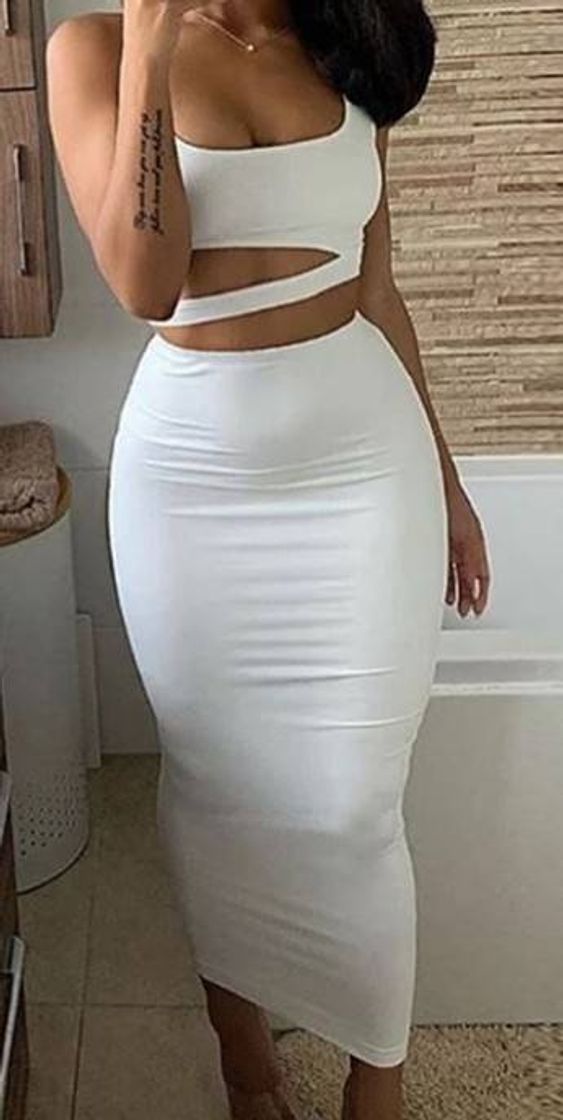 Social Vestido comprido e justo 