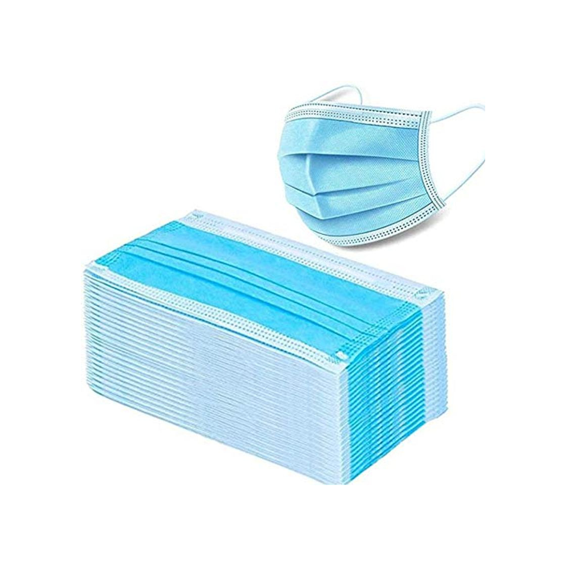 Social zxwd Filtro desechable 3 capas Cirugía dental hipoalergénica Transpirabilidad Confort Transpirable
