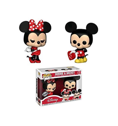 Set 2 Figuras Pop! Disney Valentine Mickey & Minnie Exclusive