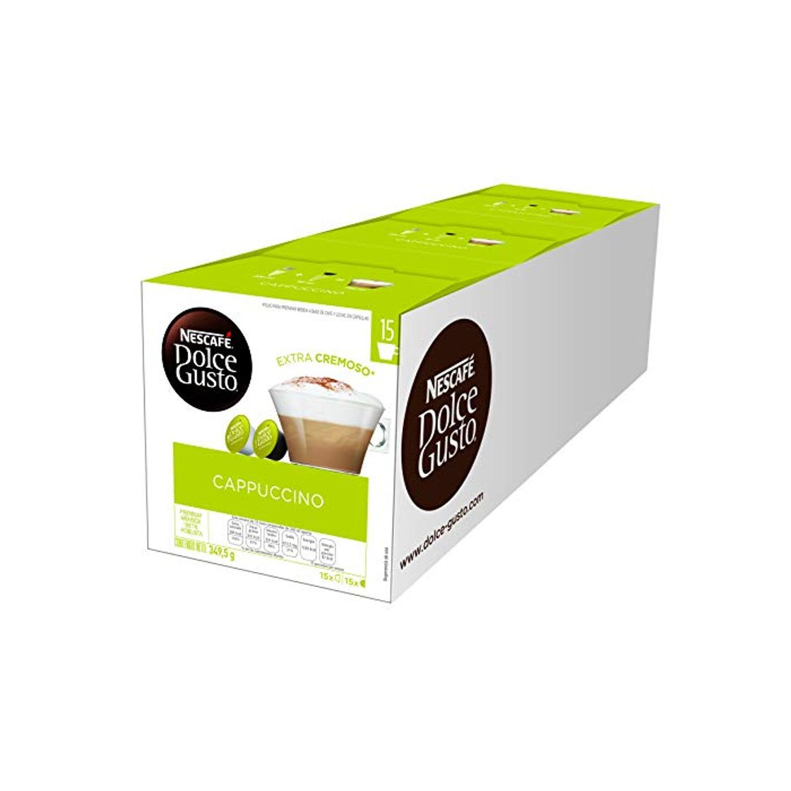 Product Nescafé Dolce Gusto Cappuccino, Café Gourmand - 90 cápsulas