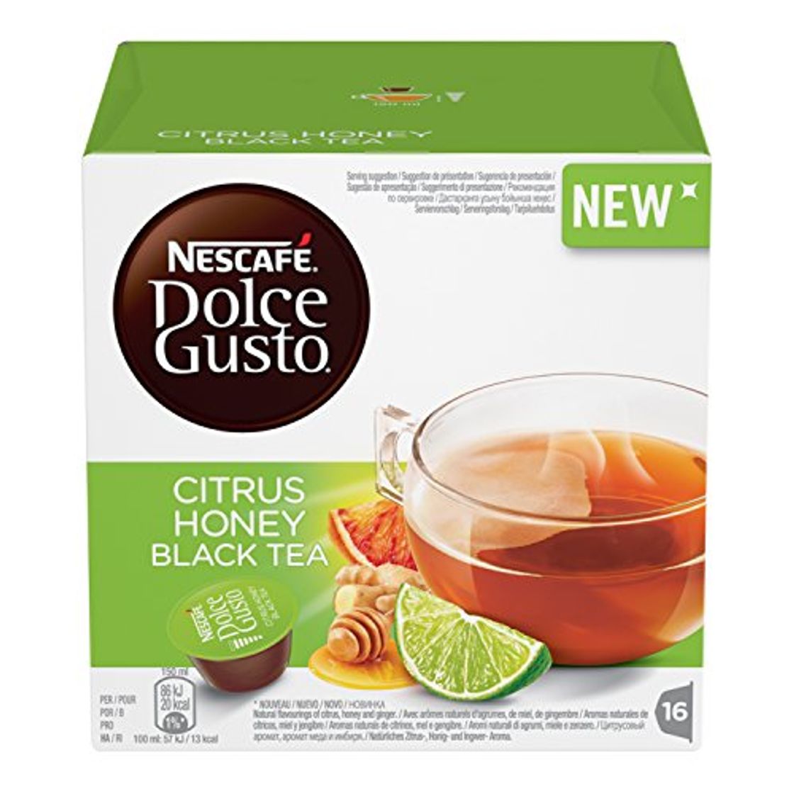 Productos Caja 3 Paquetes Cápsulas Dolce Gusto Te Citrus Honey