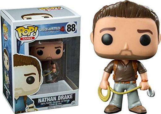 Funko POP! Games Nathan Drake Uncharted 4 Brown Shirt Vinyl Figure #88