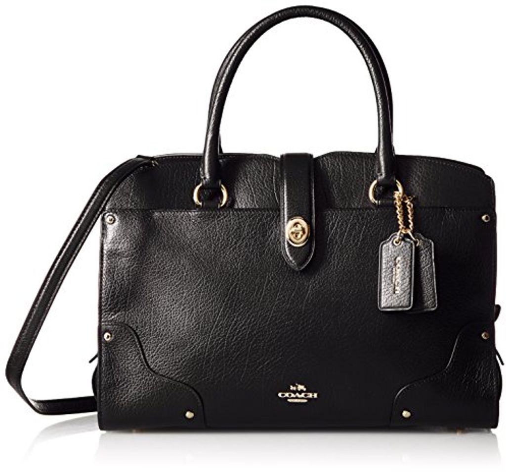 Productos Coach Mercer 30 Plain Satchel One Size BLACK