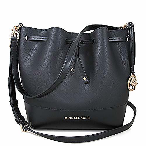 Product Michael Kors Women Trista Medium Bucket Messenger Leather Hand Bag