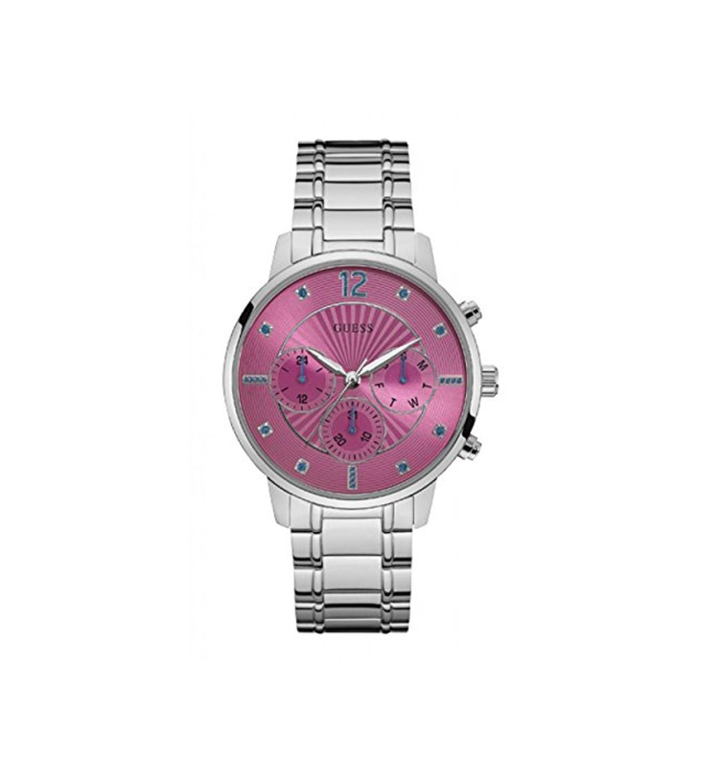 Moda Guess Reloj Multiesfera para Mujer de Cuarzo con Correa en Acero Inoxidable W0941L3