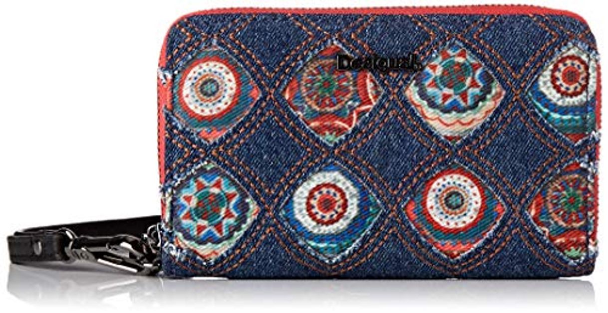 Lugar Desigual 19WAYD01 - Cartera para mujer de Sintético Mujer Azul Pantalon De