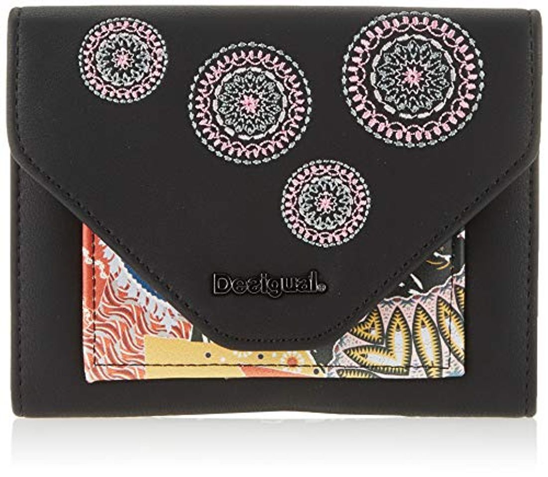 Producto Desigual Wallet Guernica Lengueta Mini, Billetera para Mujer, Negro