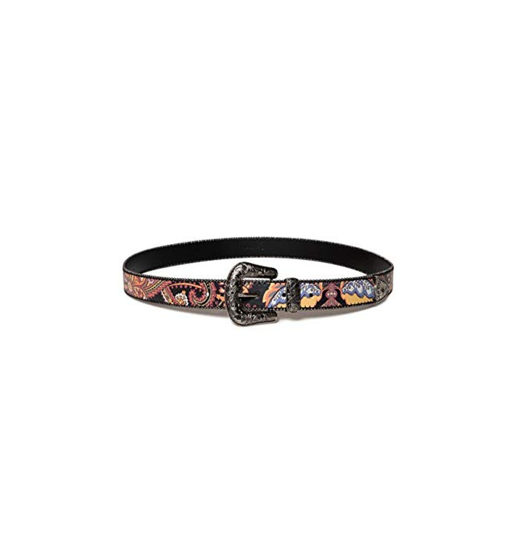 Producto Desigual Belts Indian Pasley Cinturón, negro