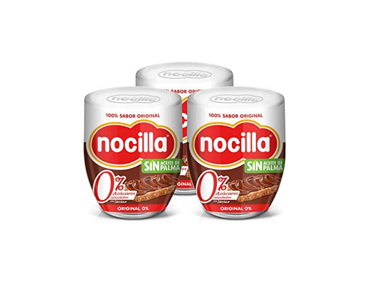 Producto Nocilla Original 0% Azúcares Añadidos: Crema de Cacao Natural con Avellanas y