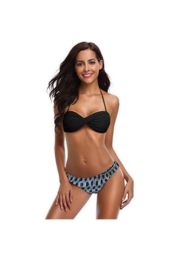 SHEKINI Traje de Baño de Dos Piezas Bikini Set Traje de Baño