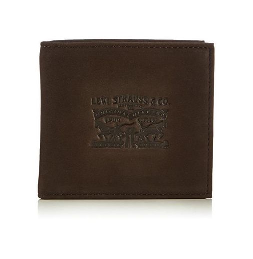 LEVIS FOOTWEAR AND ACCESSORIES Vintage Two Horse Bifold, Monedero Unisex Adulto, Marrón