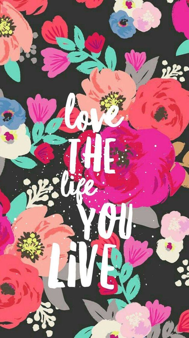 Fashion Plano de fundo Love The Life You Live