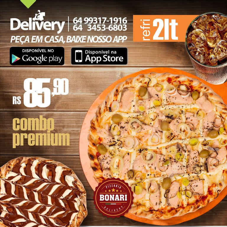 Restaurantes Pizzaria e Sushi Bar Bonari Delivery