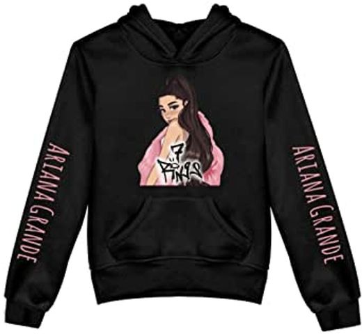 nuannuan Sudadera con Estampado 2D De Ariana Grande