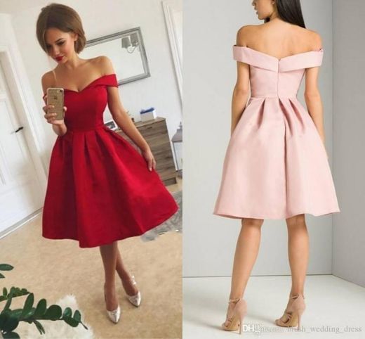 DHgate
Vestidos Baile De Formatura Simples Cetim