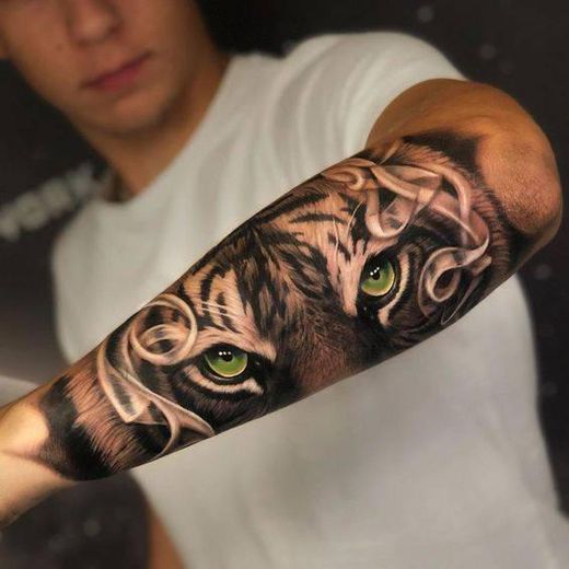 Forearm Tiger tattoo