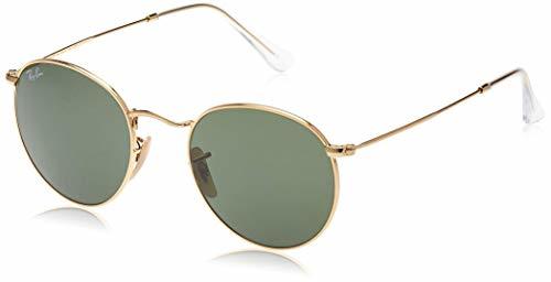 Social Ray-Ban Round Metal Gafas de sol, Redondas, 50