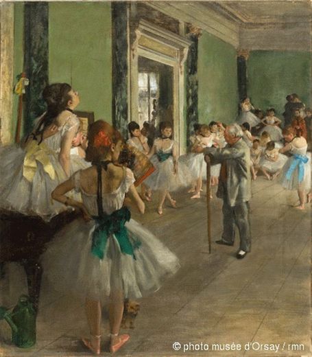 Edgar Degas
La classe de danse
entre 1873 et 1876