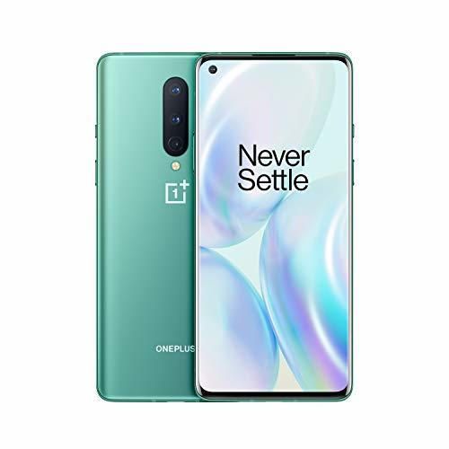 Teléfono OnePlus 8 Verde Glacial| 6.55” Pantalla Fluid AMOLED a 90Hz |